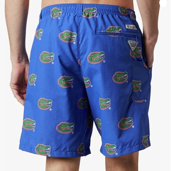Florida Gators Columbia Men's CLG Backcast Ii Printed Short, 6X - Picture 7 of 8
